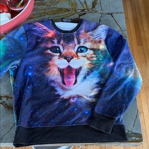 Galaxy Cat Sweatshirt - super cool